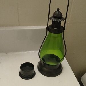 Green Glass Lantern